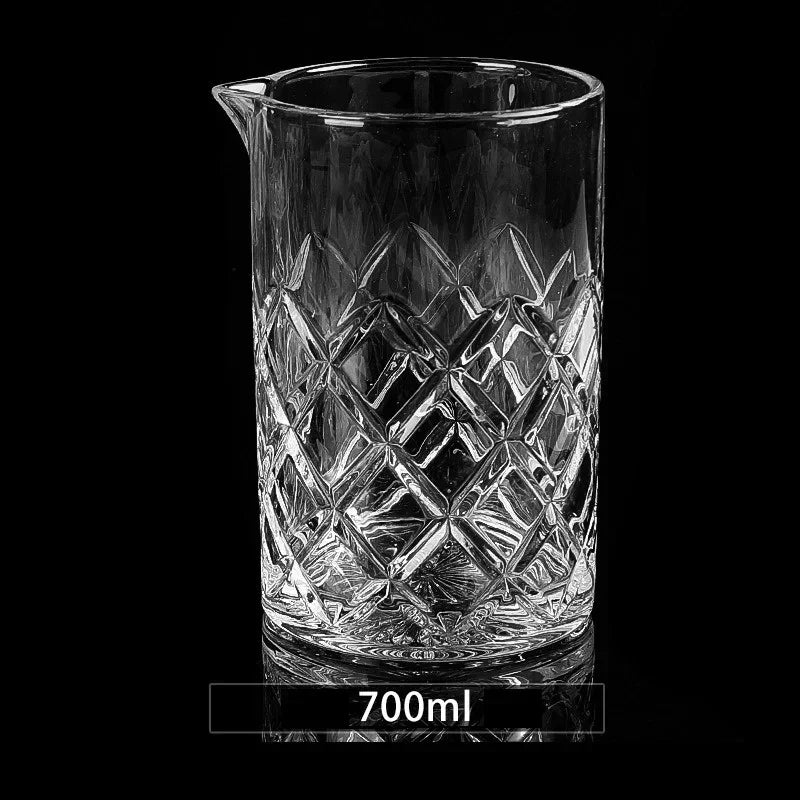 700ml Cocktail Shaker Whiskey Glass Cup Professional Cocktail Stirring Cup Wine Bar mixing cups Bartender Mixing Bar Tool