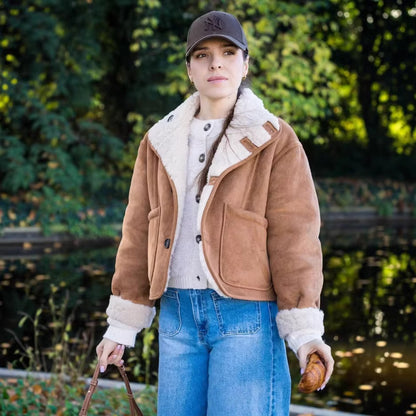 Womens Stylish Versatile Reversible Thermal Jacket