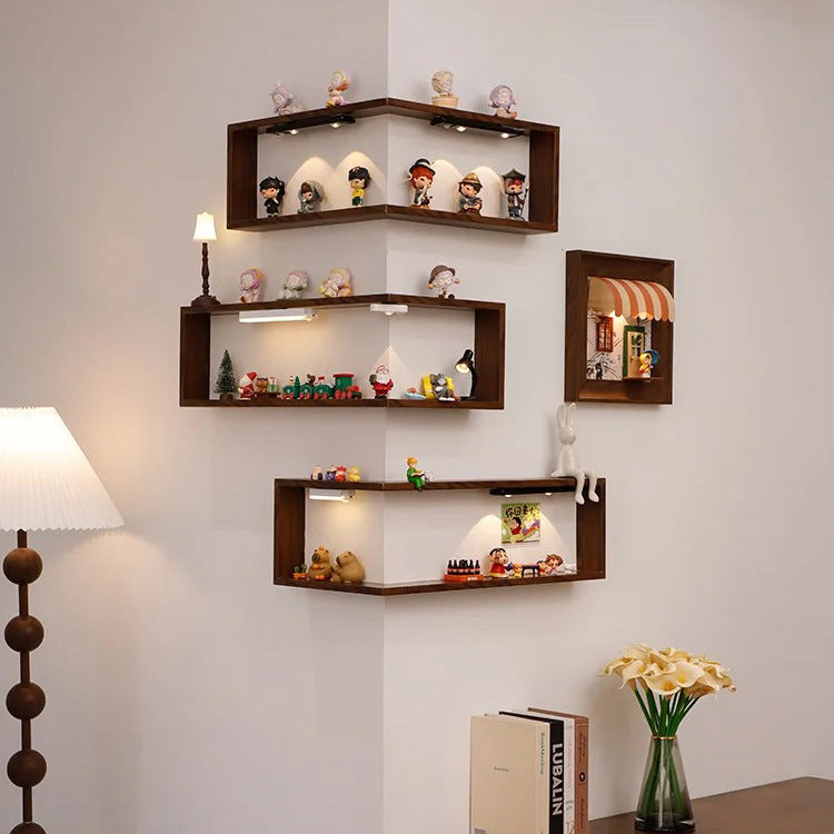 Corner Shelf Wall 90 Degree Corner Bookshelf