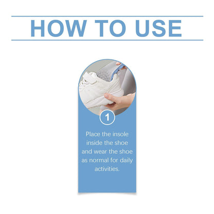 Plantar Pressure Insoles, Durable And Breathable, Foot Care Massage, Relieve Discomfort