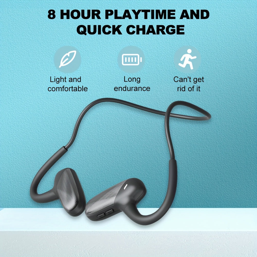 Open,design Bone Conduction Headphones, Wireless Headset, Comfortable To Wear, High-definition Sound Quality, Designed For Running And Sports, Long Battery Life, Stylish And Lightweight