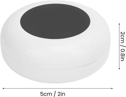 Smart Ring Charging Case, Magnetic Charging Port Compartment, Fast Charging Compact Box Portable Charger For COLMI R02 R06 R11M R8 Fitness Ring, 200 MAh Battery