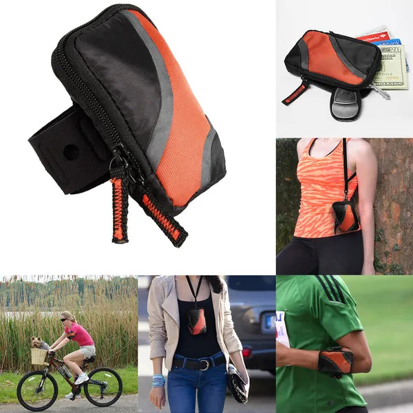 Case Logic Small Size Case With Armband (Black&Orange Color)