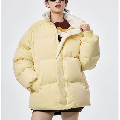 Thickened Warm Bread Jacket With A Stand-up Collar