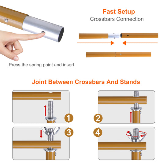 1Pc 6.5 Plus 10ft Photo Video Studio Backdrop Background Stand Adjustable Heavy Duty Photography Backdrop Support Stand Set With Carrying Bag Clamps