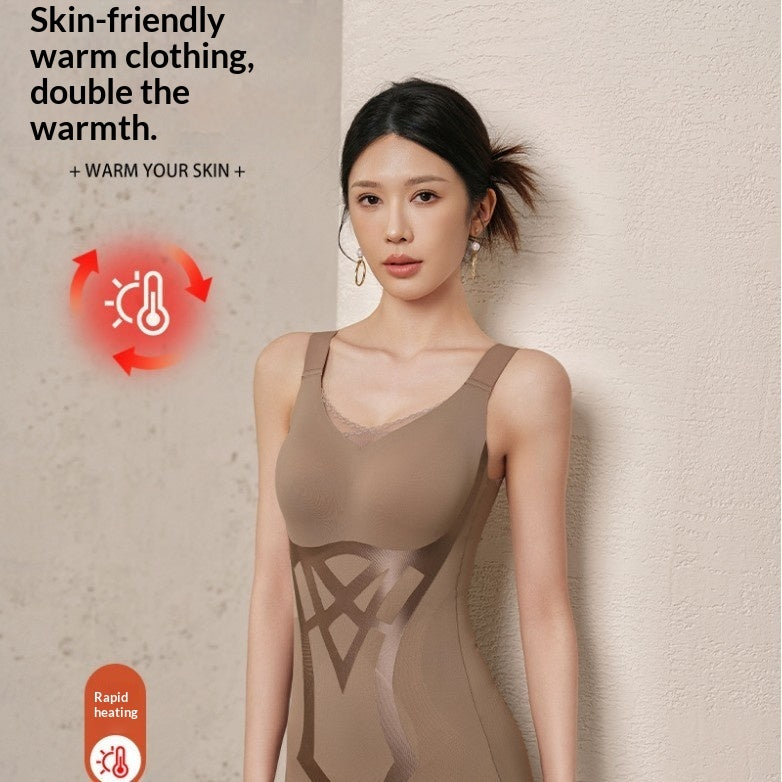 Womens Shapewear Bodysuit For Body Contouring And Warmth