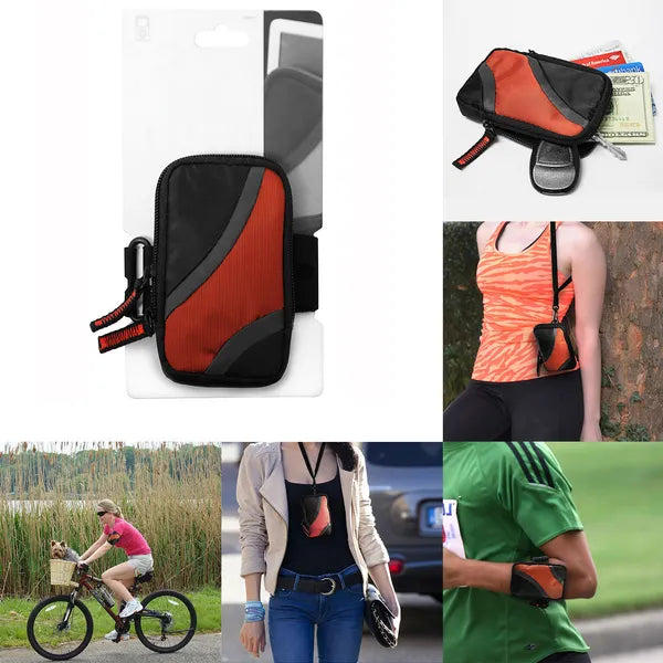 Case Logic Small Size Case With Armband (Black&Orange Color)