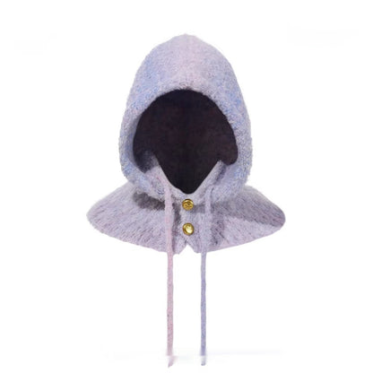 Warm Ear-protecting Hat And Scarf In One Tie-dye Balaclava Hat