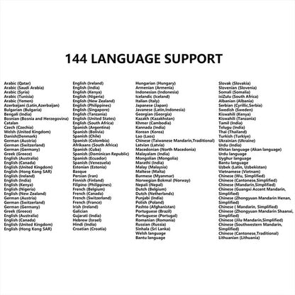 Translator Earbuds 144 Languages Real Time Online OffLine Translation Earphones