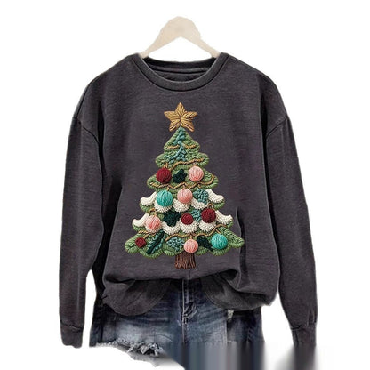 Womens FallWinter Crew Neck Sweatshirt