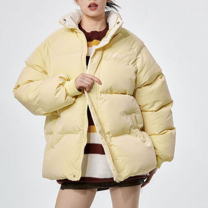 Thickened Warm Bread Jacket With A Stand-up Collar