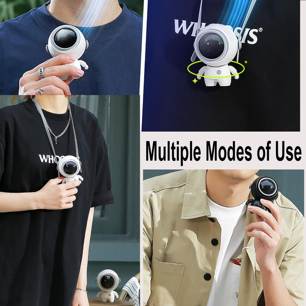 It Is Essential To Keep Cool In Summer, And The Neck Fan Is Suitable For Various Scenes, With Intelligent Wind Adjustment Function, And A Variety Of Styles
