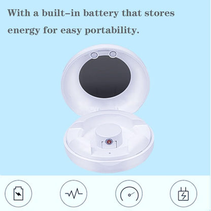 Smart Ring Charging Case, Magnetic Charging Port Compartment, Fast Charging Compact Box Portable Charger For COLMI R02 R06 R11M R8 Fitness Ring, 200 MAh Battery