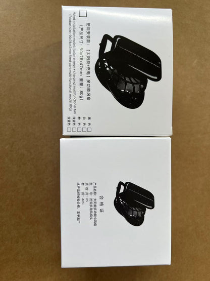 Men's Sun Shading Large Eave Sun Shading Solar Fan Cap