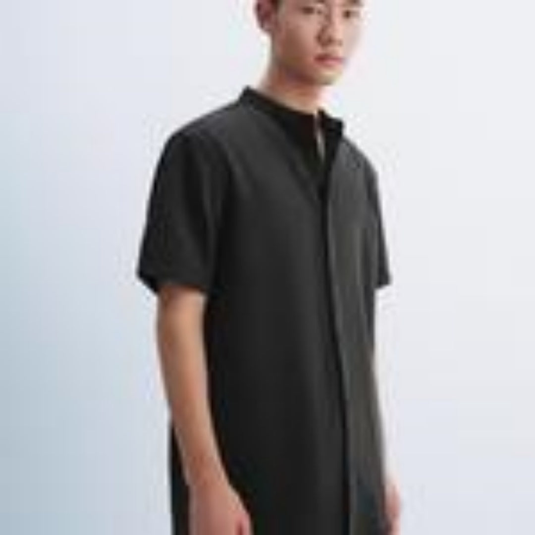 2025 Summer Men's Fashion Casual Tropical Printed Shirt Hawaiian Vacation Style Button Short Sleeve Cardigan