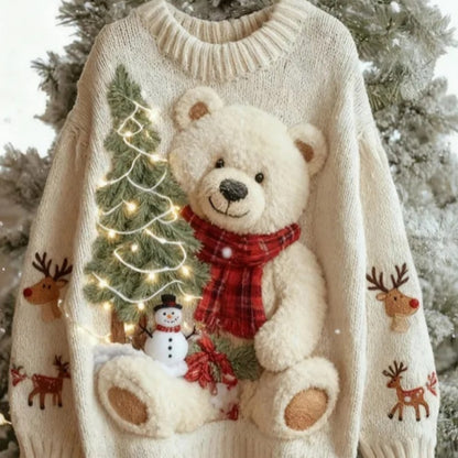 Womens FallWinter Crew Neck Sweatshirt