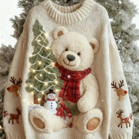 Womens FallWinter Crew Neck Sweatshirt