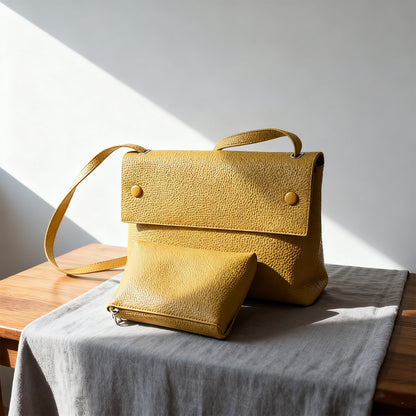 Simple Fashion Handbag-Yellow