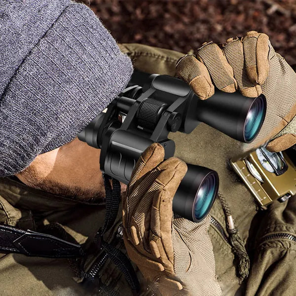 Portable Zoom Binoculars With FMC Lens Low Light Night Vision For Bird Watching Hunting Sports