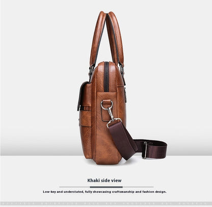 Laptop Men's Briefcase Computer Crossbody Business