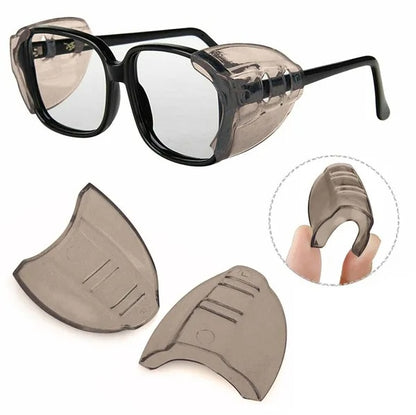 2 Pairs Side  For Eye Glasses Slip On Safety Glasses Shield Universal US