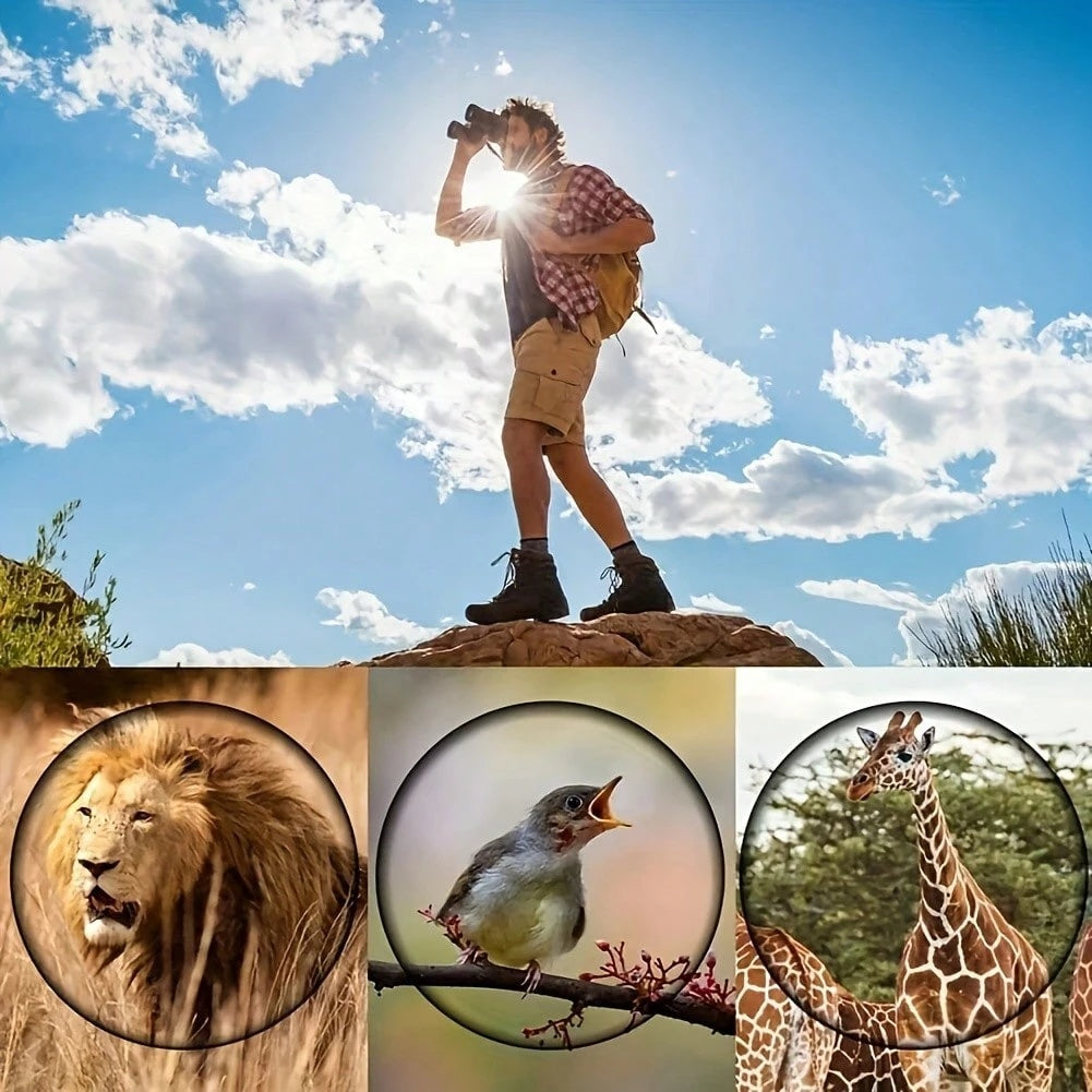 1PC Binoculars 60x60 Binoculars With Night Vision, Binoculars High-Powered Telescope Coordinate Hig