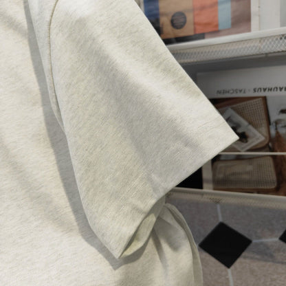 Womens Summer Short-Sleeve Cotton T-Shirt With Puppy Print