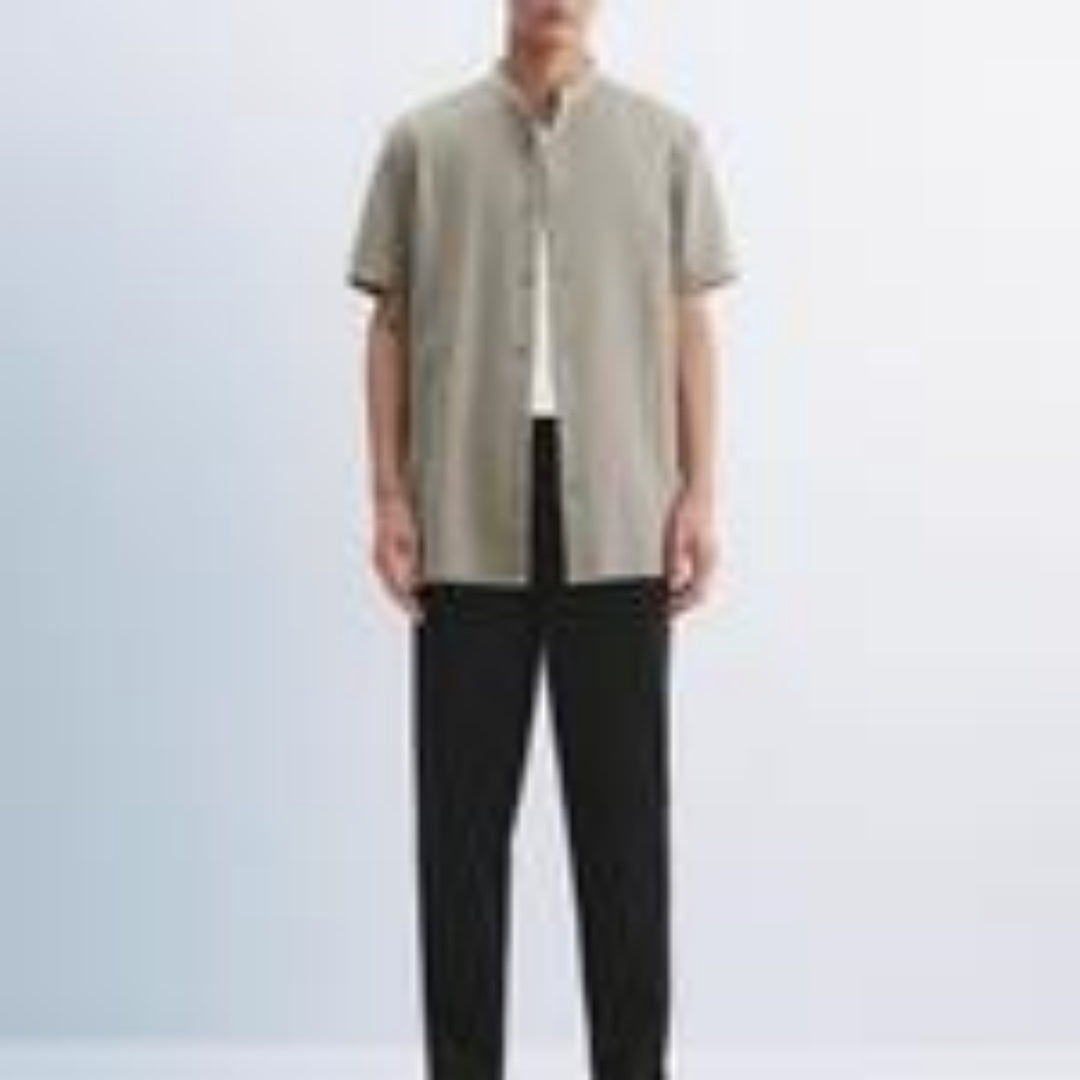 2025 Summer Men's Fashion Casual Tropical Printed Shirt Hawaiian Vacation Style Button Short Sleeve Cardigan