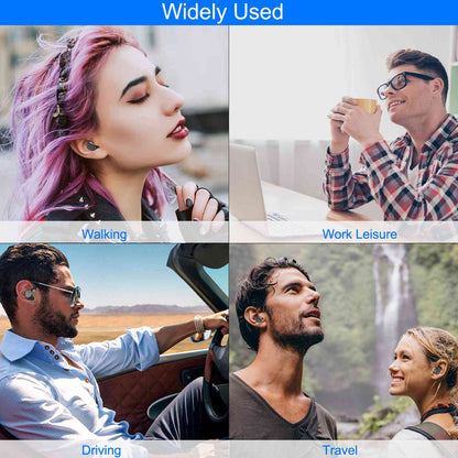 TWS Wireless 5.0 Earbuds IPX4 Touch In-Ear Stereo Earphone Noise Canceling Earpieces 32.8 Ft Transmission Range With Mic 500mAh Magnetic Charging Dock