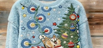 Womens Casual Printed Sweatshirt Top