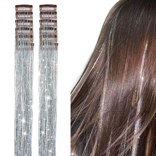 TwinkleGlow™ Tinsel Extensions 💫