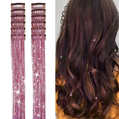 TwinkleGlow™ Tinsel Extensions 💫