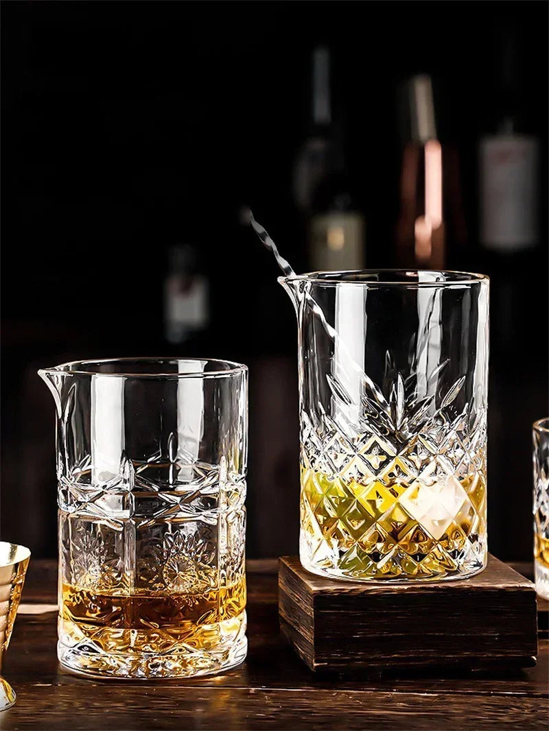 700ml Cocktail Shaker Whiskey Glass Cup Professional Cocktail  Stirring Cup Wine Bar mixing cups Bartender Mixing Bar Tool