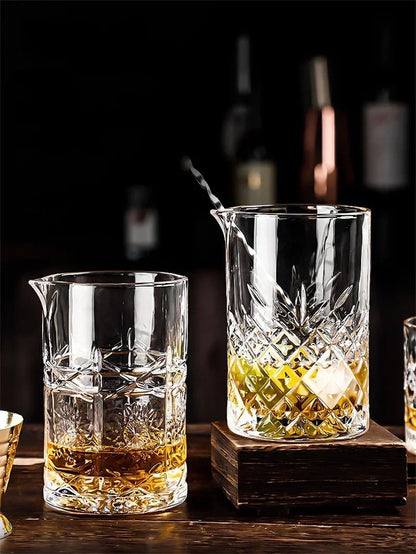 700ml Cocktail Shaker Whiskey Glass Cup Professional Cocktail  Stirring Cup Wine Bar mixing cups Bartender Mixing Bar Tool
