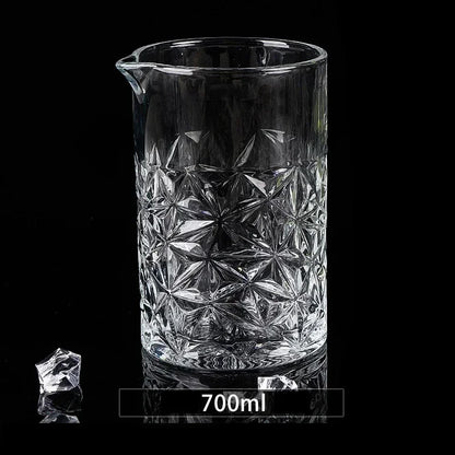 700ml Cocktail Shaker Whiskey Glass Cup Professional Cocktail  Stirring Cup Wine Bar mixing cups Bartender Mixing Bar Tool