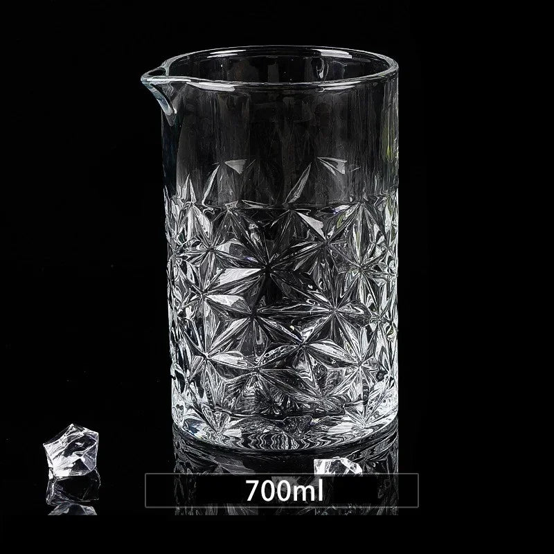 700ml Cocktail Shaker Whiskey Glass Cup Professional Cocktail  Stirring Cup Wine Bar mixing cups Bartender Mixing Bar Tool