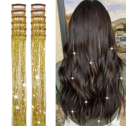 TwinkleGlow™ Tinsel Extensions 💫