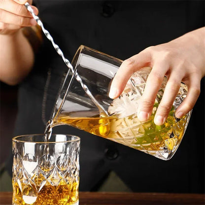 700ml Cocktail Shaker Whiskey Glass Cup Professional Cocktail  Stirring Cup Wine Bar mixing cups Bartender Mixing Bar Tool