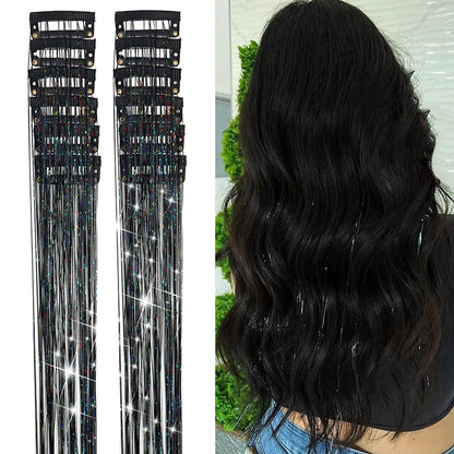 TwinkleGlow™ Tinsel Extensions 💫