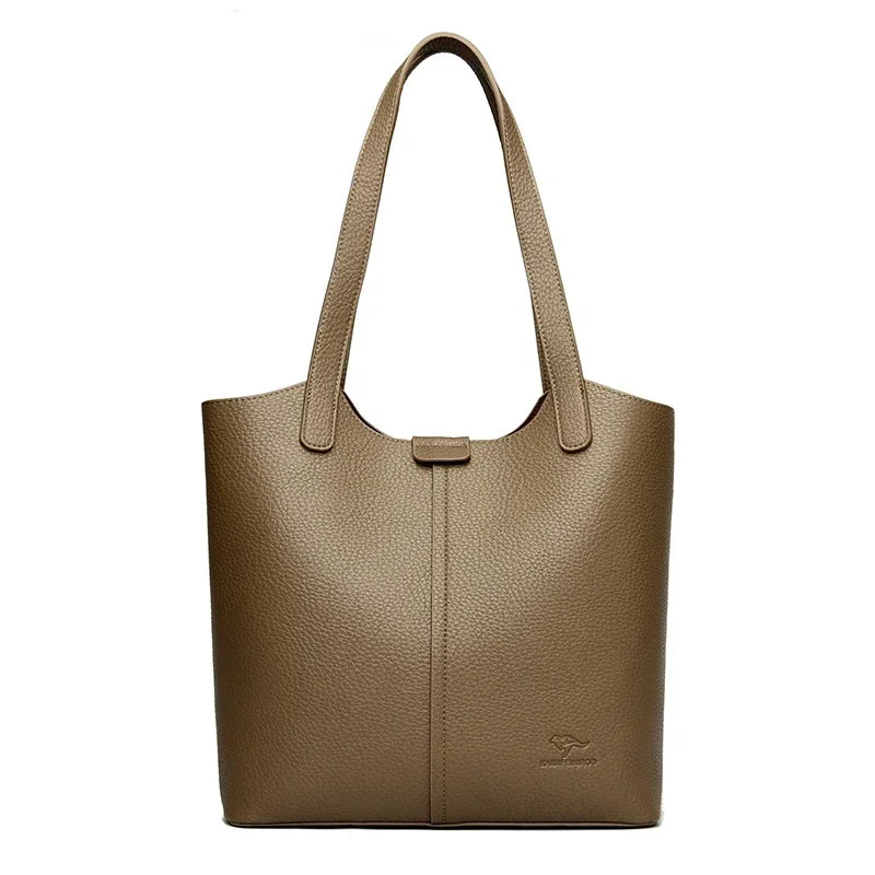 ALDO Legoirii Tote Bag for Women – Medium Top Handle Handbag with Zipper Closure (Medium Brown)