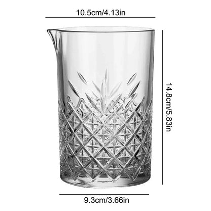 700ml Cocktail Shaker Whiskey Glass Cup Professional Cocktail  Stirring Cup Wine Bar mixing cups Bartender Mixing Bar Tool