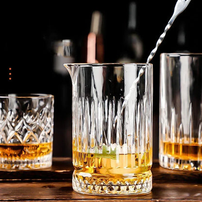 700ml Cocktail Shaker Whiskey Glass Cup Professional Cocktail  Stirring Cup Wine Bar mixing cups Bartender Mixing Bar Tool