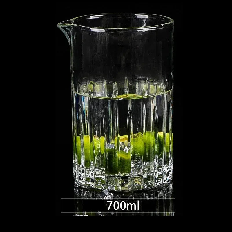 700ml Cocktail Shaker Whiskey Glass Cup Professional Cocktail  Stirring Cup Wine Bar mixing cups Bartender Mixing Bar Tool