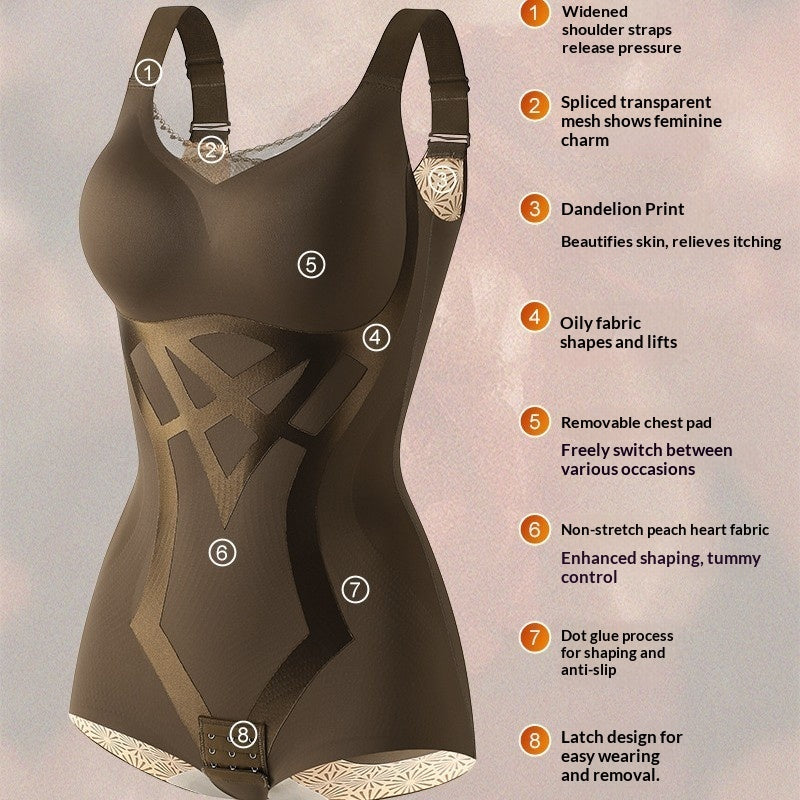 Womens Shapewear Bodysuit For Body Contouring And Warmth