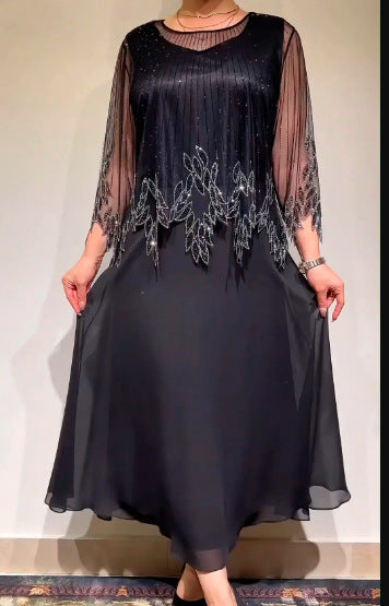 Womens Casual Stylish Printed Dress