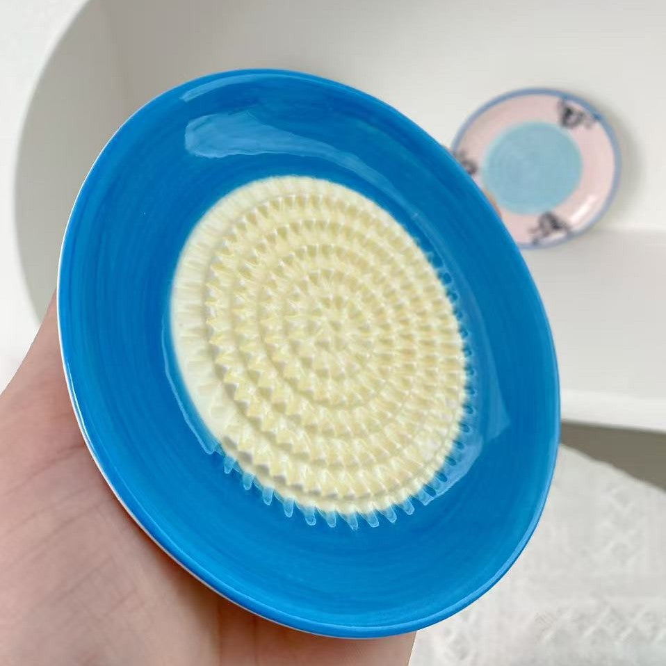 Ceramic Ginger Grater Fresh And Garlic Mincer