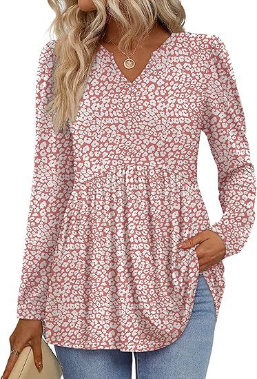 Womens Long-sleeve Autumn Blouse, Doll-style