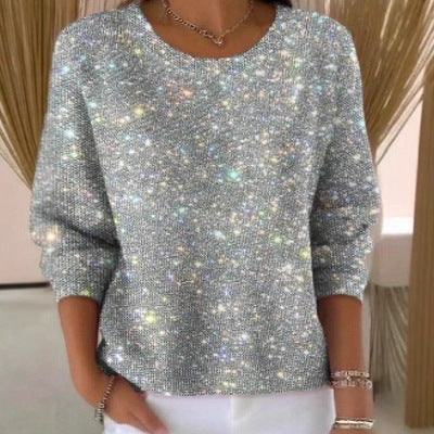 Casual Jacket Knit Sweater Diamond-patterned Long-sleeve