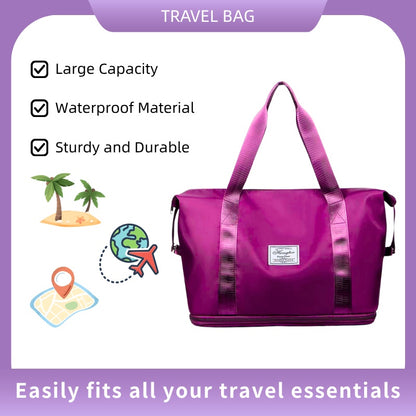 Rainproof, Portable, Wear-resistant, Large-capacity Beach Bag Travel Bag