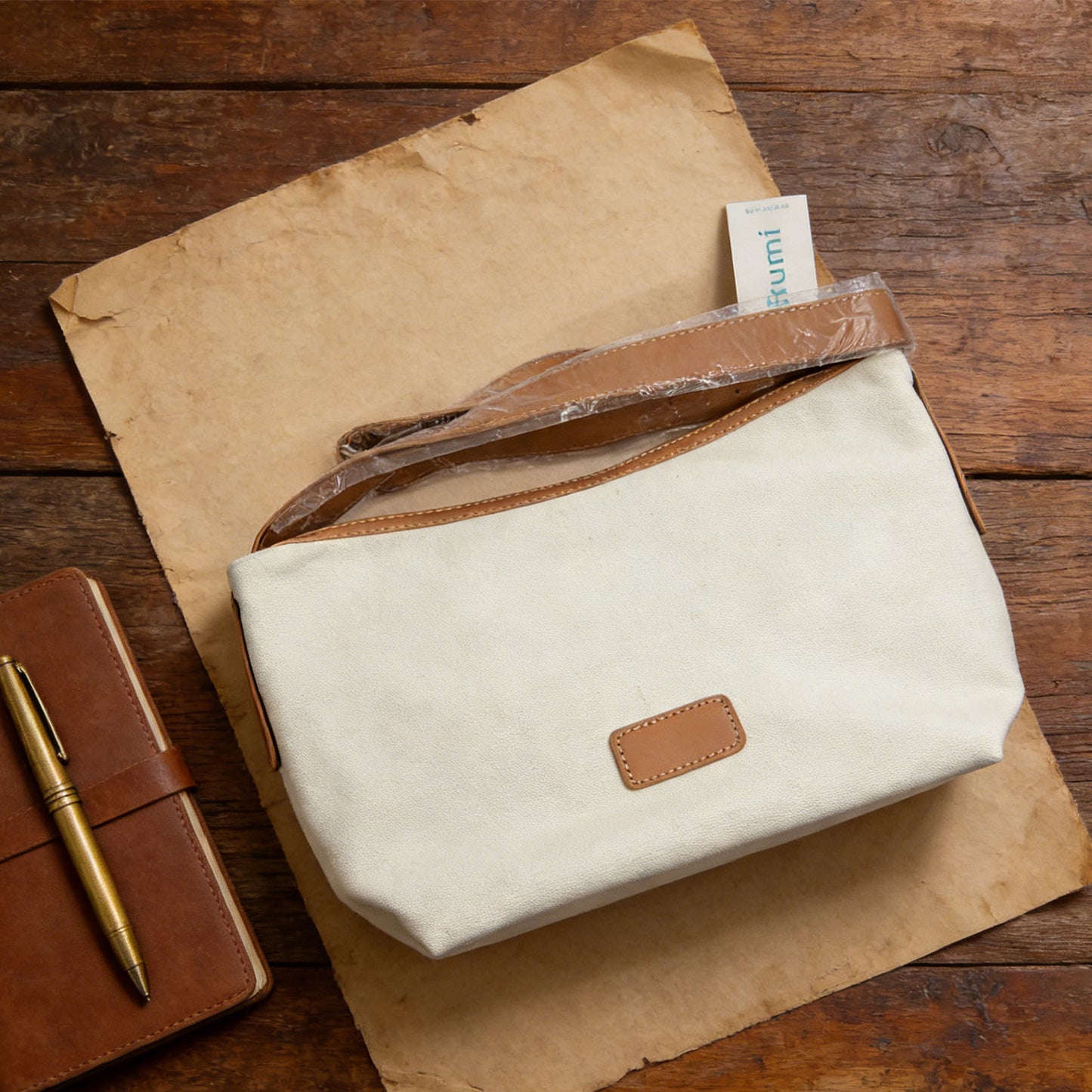 Simple Cross Body Bag-Coffee 1980